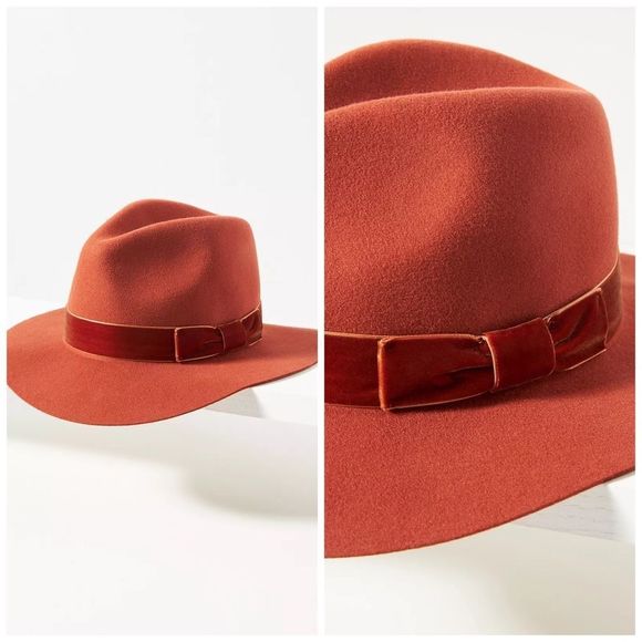 Anthropologie Ribboned Wool Rancher NWT